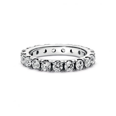 Pandora Sparkling Row Eternity Ring Size 7
