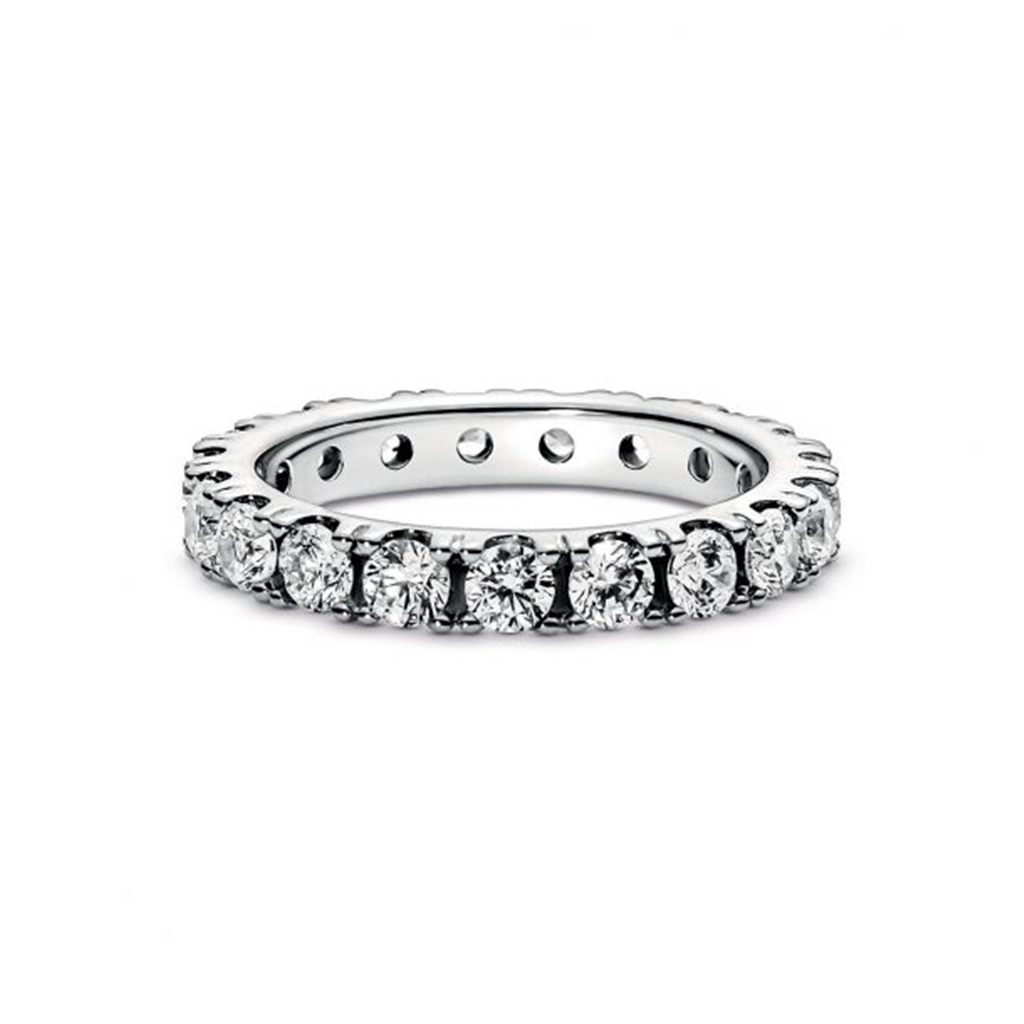 Pandora Sparkling Row Eternity Ring Size 7