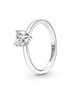 Pandora Timeless Sparkling Heart Solitaire Ring Size 4.5