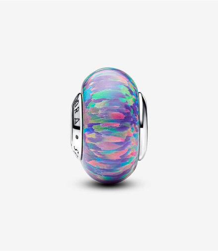 Pandora Moments Opalescent Purple Murano Charm