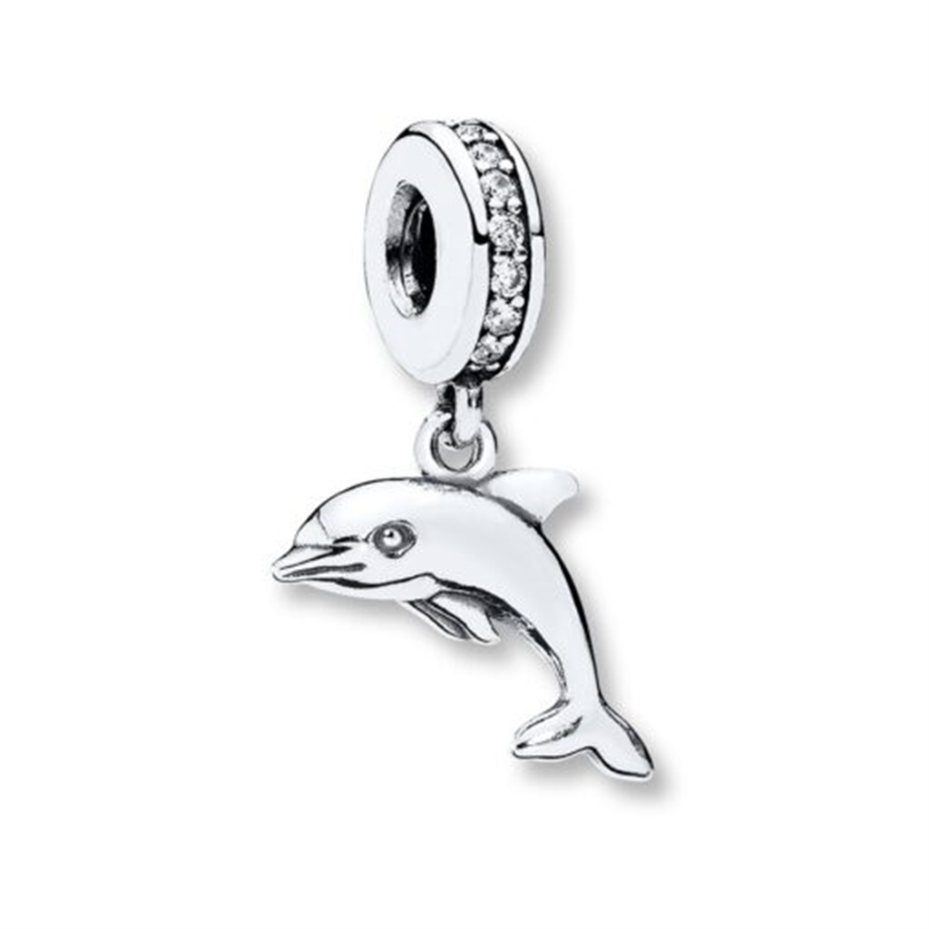 Pandora Moments Playful Dolphin Dangle Charm