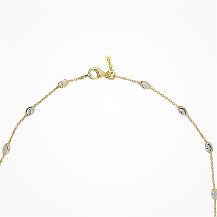 Desmos Two Tone Station Moon Necklace