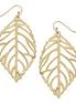 Susan Shaw Leaf Dangle Earrings