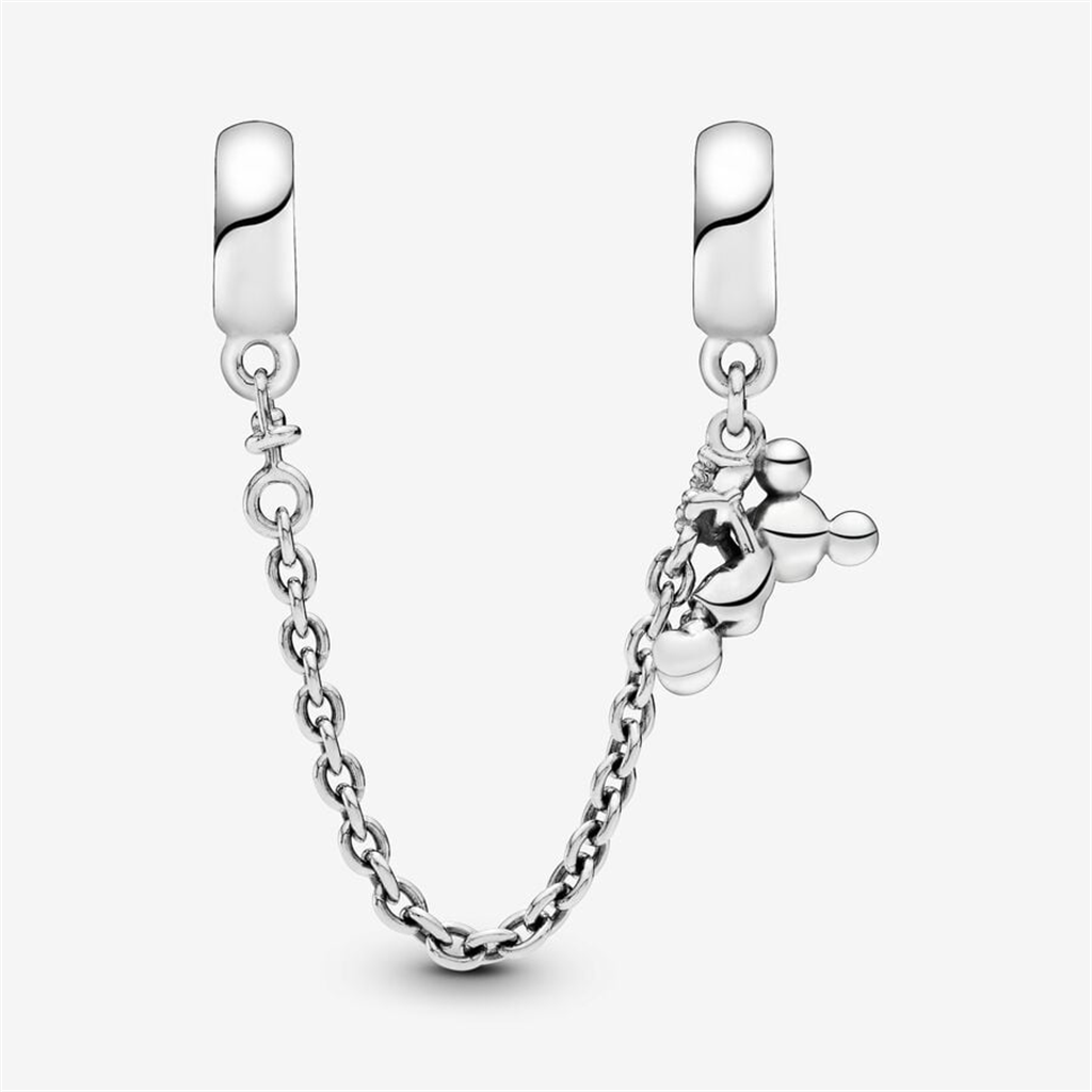 Pandora Disney Climbing Mickey Mouse Safety Chain Charm