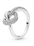 Pandora Moments Knotted Heart Ring Size 6