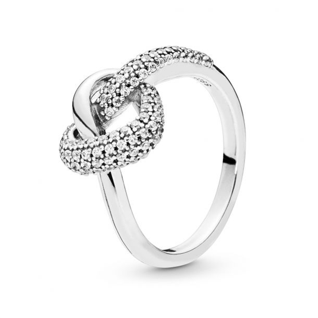 Pandora Moments Knotted Heart Ring Size 6
