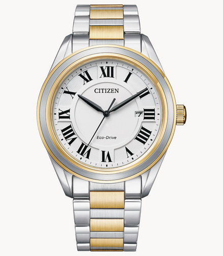 Citizen Men's  Eco-Drive Arezzo Two-Tone Bracelet Watch