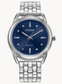 Citizen Ladies Eco-Drive Dress Classics Blue Dial  Stainless Steel Bracelet Watch