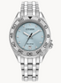 Citizen Ladies Carson Eco-Drive Diamond Dial and Stainless Steel Bracelet Watch
