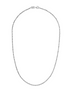 Desmos Rhodium Plated Design Mirror Necklace 18"