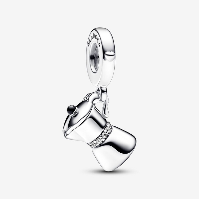 Pandora Moments Moka Pot Dangle Charm