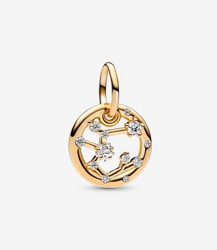 Pandora Moments 14K Gold-Plated Sagittarius Zodiac Dangle Charm
