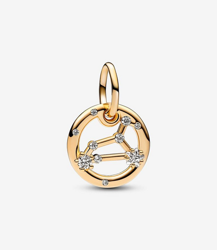 Pandora Moments 14K Gold-Plated Leo Zodiac Dangle Charm