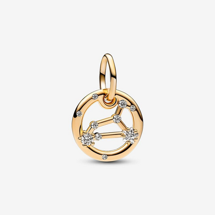 Pandora Moments 14K Gold-Plated Leo Zodiac Dangle Charm