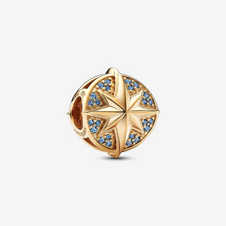 Pandora Marvel Captain Marvel Insignia Charm