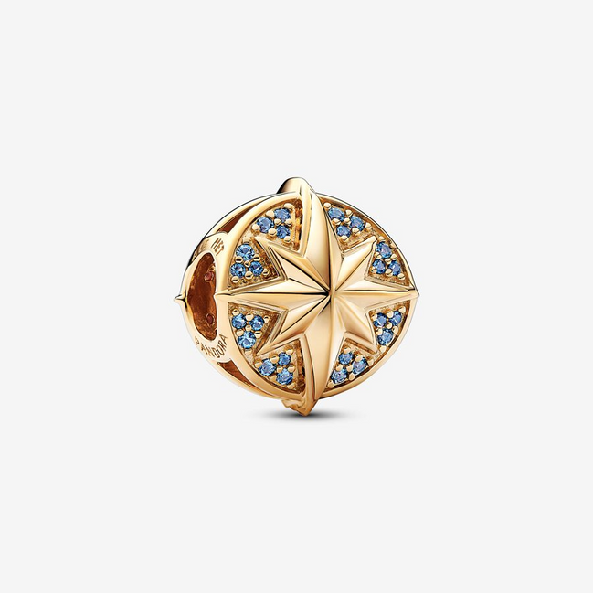 Pandora Marvel Captain Marvel Insignia Charm