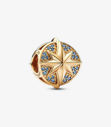 Pandora Marvel Captain Marvel Insignia Charm