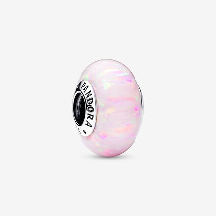 Pandora Moments Opalescent Pink Murano Charm