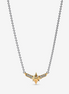 Pandora Marvel Captain Marvel Octogram Star Two tone Pendant Necklace