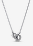 Pandora Signature Intertwined Pavé Pendant Necklace 45 cm