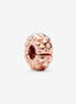Pandora Moments 14K Rose Gold Plated Studded Clip Charm