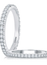 A.JAFFE 14K White Gold Diamond Eternity Band