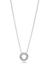 Pandora Timeless Logo Pavé Circle Collier Necklace 45 cm