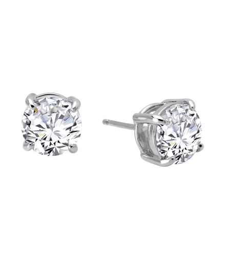 Lafonn 3 CTW Simulated Diamond Round Stud Earrings