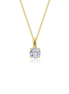 Lafonn 0.65 CTW Simulated Diamond Round Solitaire Necklace