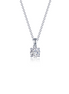 Lafonn 0.50 CTW Simulated Diamond 4 Prong Round Solitaire Necklace