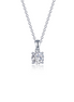 LaFonn 0.85 CTW Simulated Diamond 4 Prong Solitaire Necklace