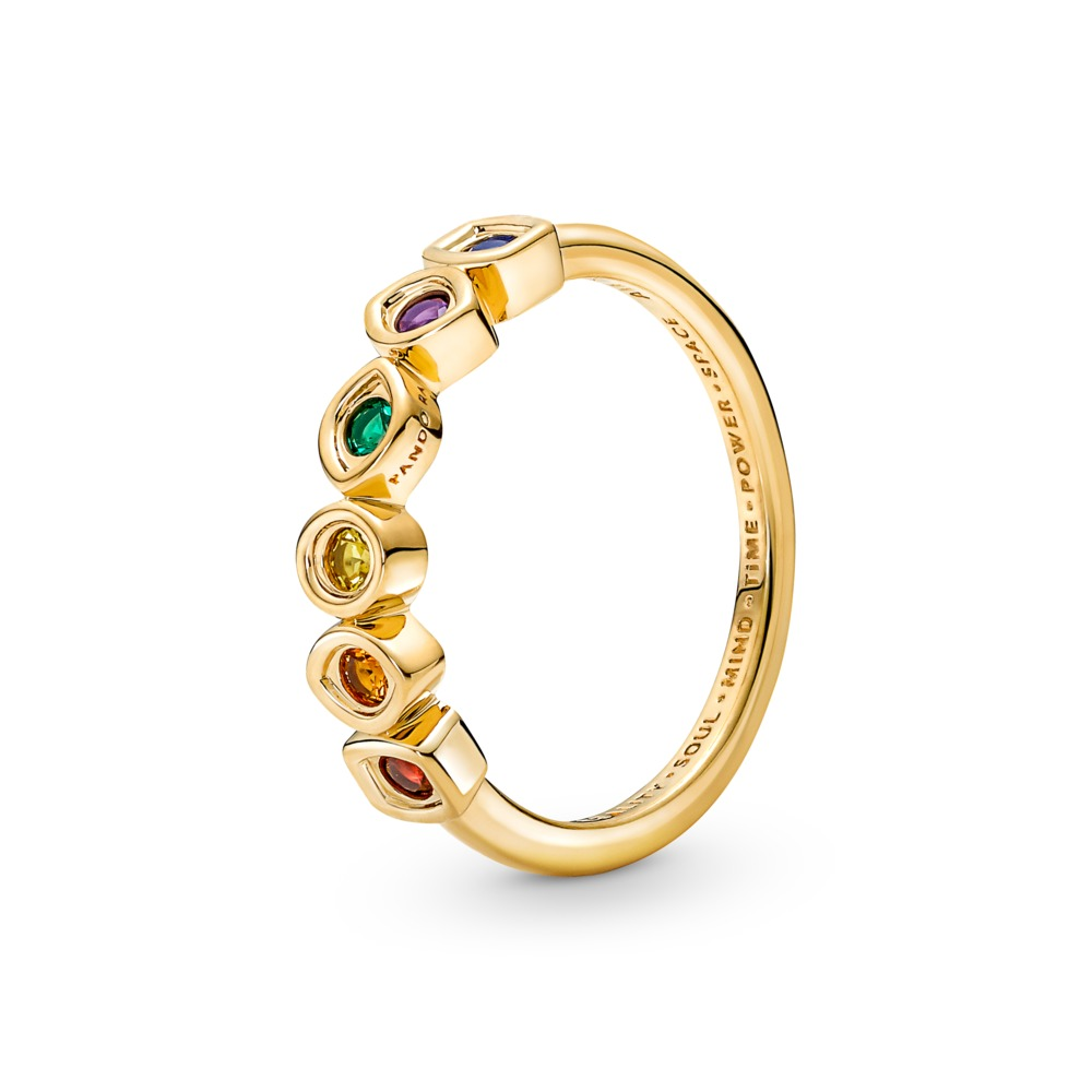 Pandora Marvel The Avengers Infinity Stones Ring Size 7