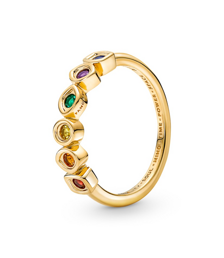 Pandora Marvel The Avengers Infinity Stones Ring Size 7.5