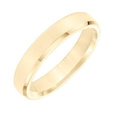 Men's 14K Yellow Gold Wedding Band Size 10