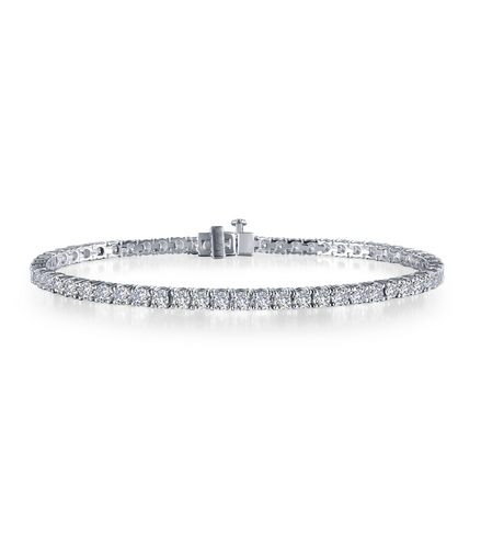 LaFonn 2.50 CTW Simulated Diamond Classic Tennis Bracelet