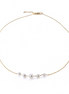 14k Yellow Gold and Pearl Necklace