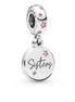 Pandora Moments Silver Forever Sisters Dangle Charm