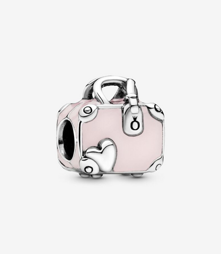 Pandora Moments Pink Travel Bag Charm