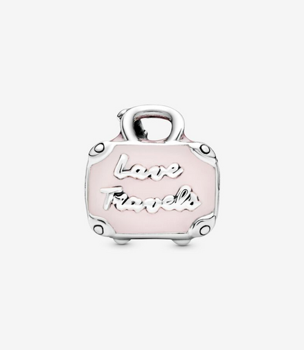 Pandora Moments Pink Travel Bag Charm