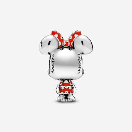 Pandora Disney Minnie Mouse Dotted Dress & Bow Charm