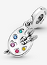 Panodra Moments Silver Artist's Palette Dangle Charm