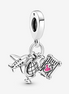 Pandora Moments Airplane, Globe & Suitcase Dangle Charm