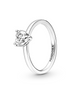 Pandora Timeless Sparkling Heart Solitaire Ring Size 7