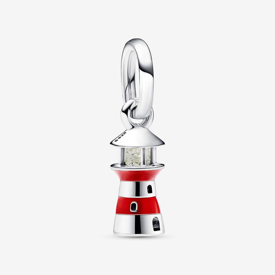 Pandora Moments Glow-In-The-Dark Lighthouse Dangle Charm