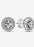 Pandora Moments Sparkling Double Halo Stud Earrings
