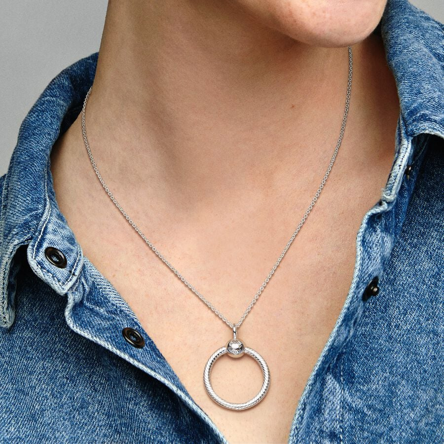 Pandora Moments Small O Pendant