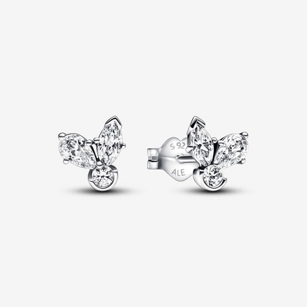 Pandora Moments Sparkling Herbarium Cluster Stud Earrings