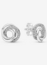 Pandoa Moments Family Always Encircled Stud Earrings