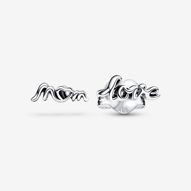 Pandora Moments Love Mom Stud Earrings