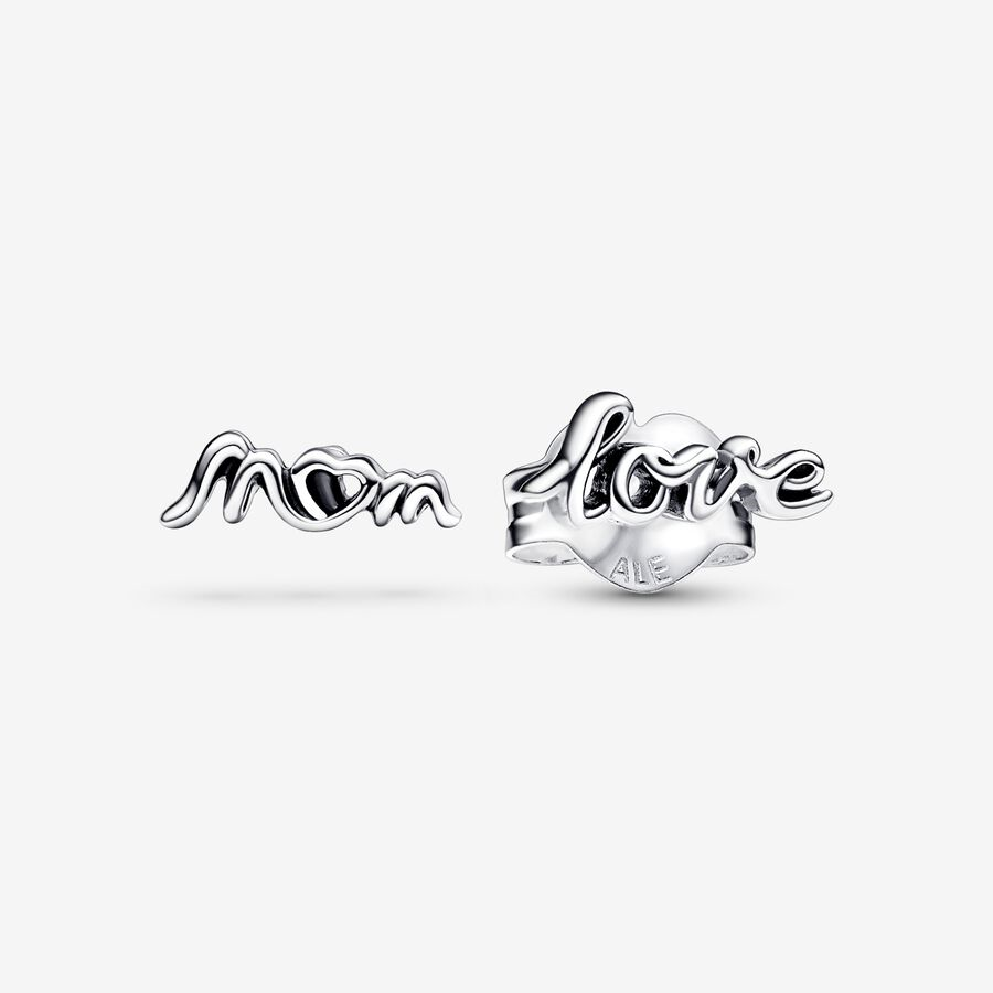 Pandora Moments Love Mom Stud Earrings